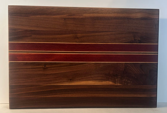 Walnut Bloodwood Maple Cutting Board
