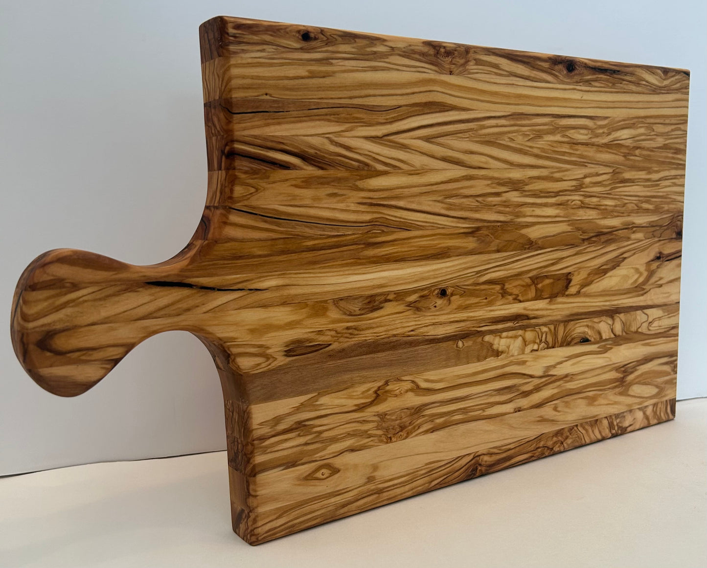 Olive Wood Edge Grain Charcuterie Board (20")