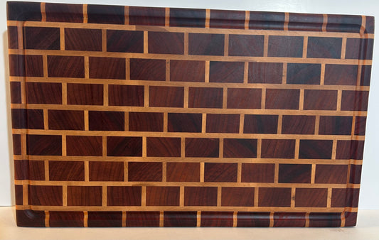 Padauk Maple Brick Butcher Block