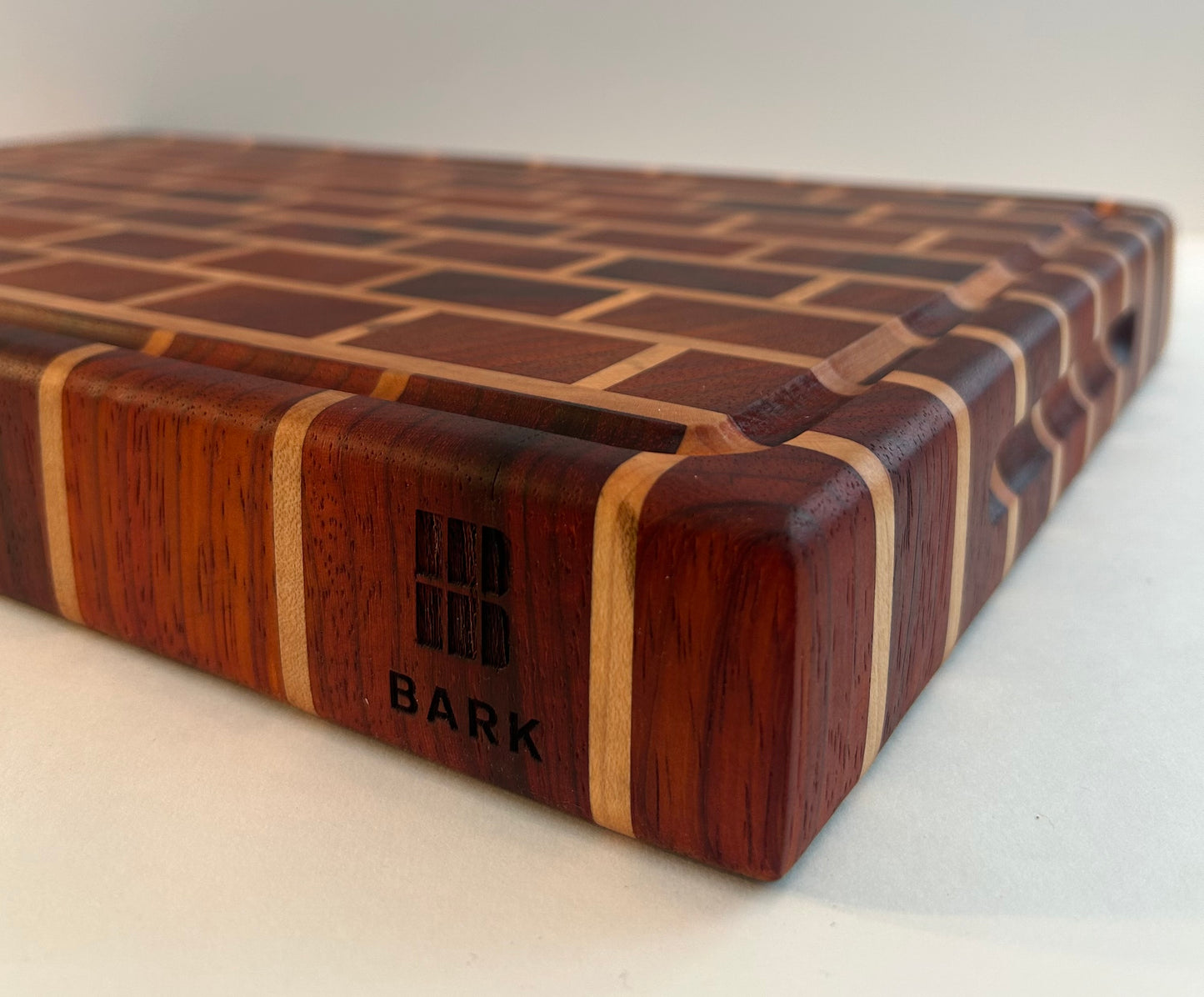 Padauk Maple Brick Butcher Block