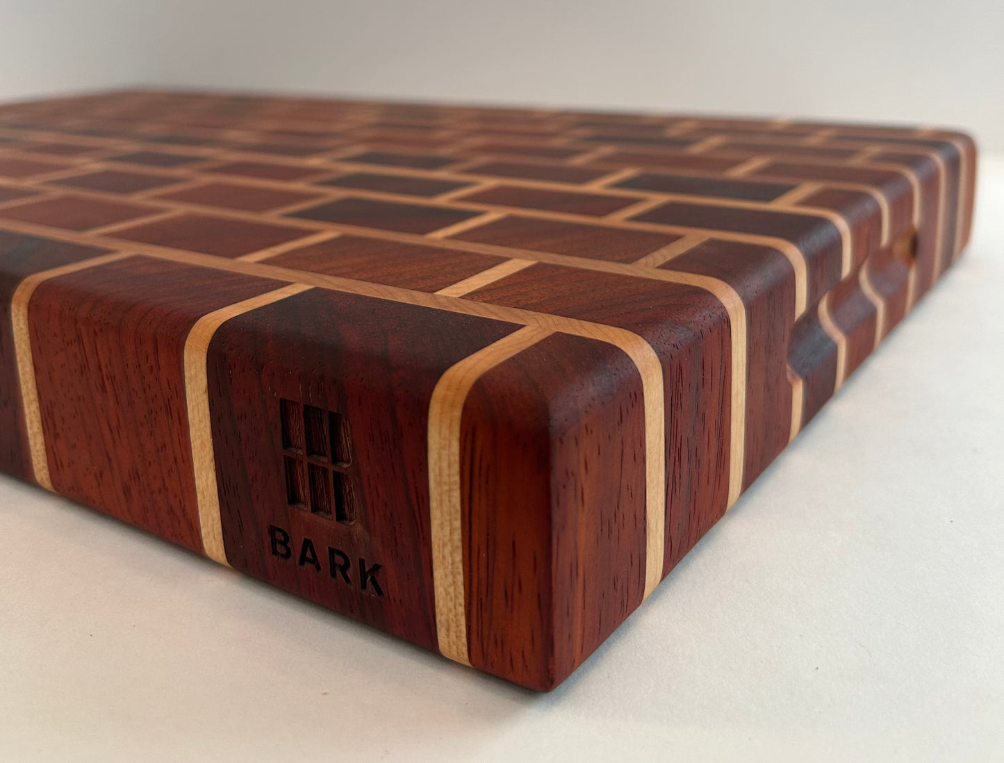 Padauk Maple Brick Butcher Block