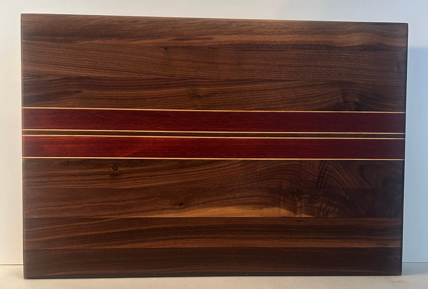 Walnut Bloodwood Maple Cutting Board