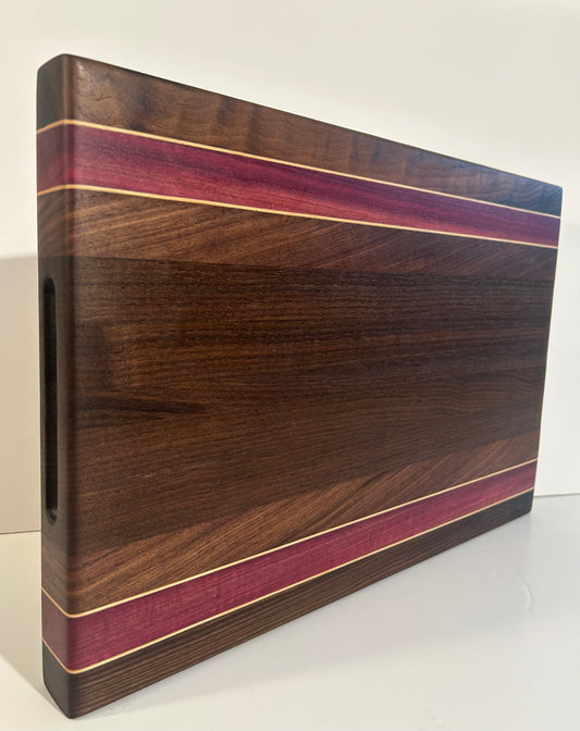 Walnut Purpleheart Maple Cutting Board