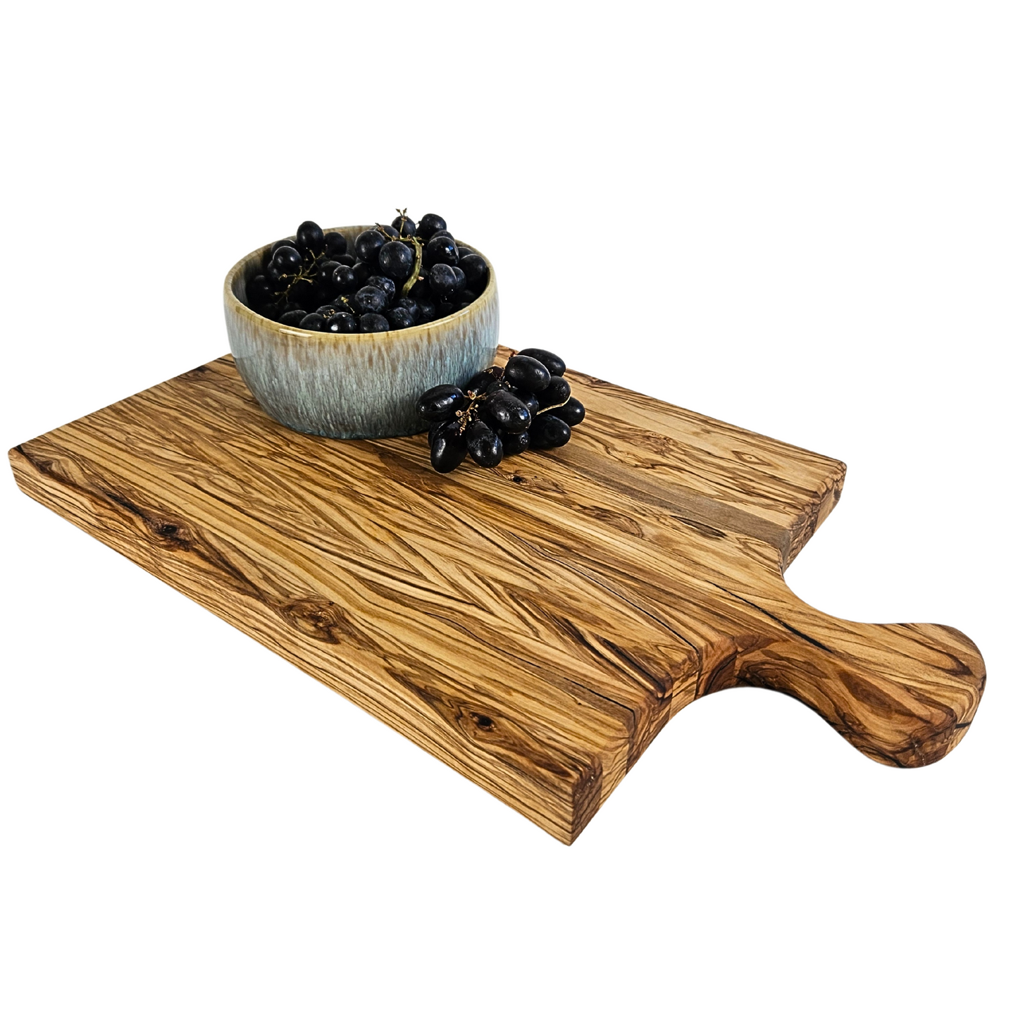 Olive Wood Edge Grain Charcuterie Board (20")