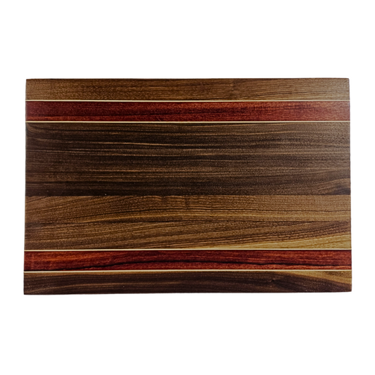Walnut Bloodwood Maple Cutting Board